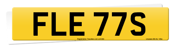 Registration number FLE 77S